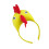 Fascia per capelli con gallo per donne e bambine 4