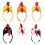 Fascia per capelli con gallo per donne e bambine 5