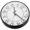 Wall Clock Black Room Office Wall-mounted 20x20x4cm 1