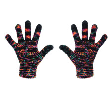 Gants tactiles en chenille pour femmes avec poignet élastique
