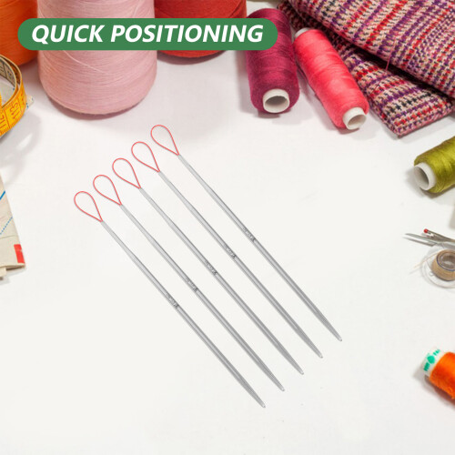 5Pcs Multi Color Metal Drawstring Threader Tool for Pants and Shorts 2
