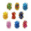 Conjunto de 6 pulseiras de líder de torcida com pompons 5