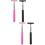 4Pcs Car Windshield Cleaner Tool Rubber Stainless Steel Frame 2
