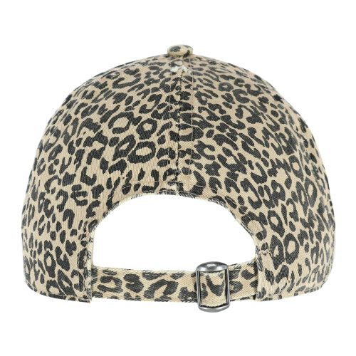 David & Young Women's Distressed Leopard Print Baseball Hat 2