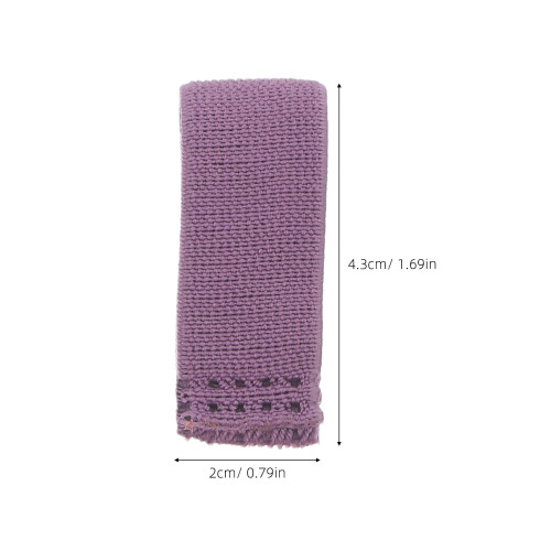 10Pcs Purple Nylon Belt Strap Retainers Elastic Loop Keepers for Belts 1