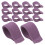 10Pcs Purple Nylon Belt Strap Retainers Elastic Loop Keepers for Belts 5