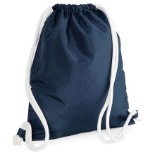 (One Size, French Navy) Bagbase Icon Drawstring Bag