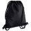 BagBase (One Size, Black) Bagbase Icon Drawstring Bag 1