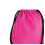 BagBase (One Size, Fuchsia/Black) Bagbase Icon Drawstring Bag 2