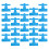 20pcs/pack Discreets Toe Alignment Patches All Cotton-Blue 1