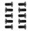 10Pcs Replacement Hard Drive Mounting Screws-Black for 2.5inch 1