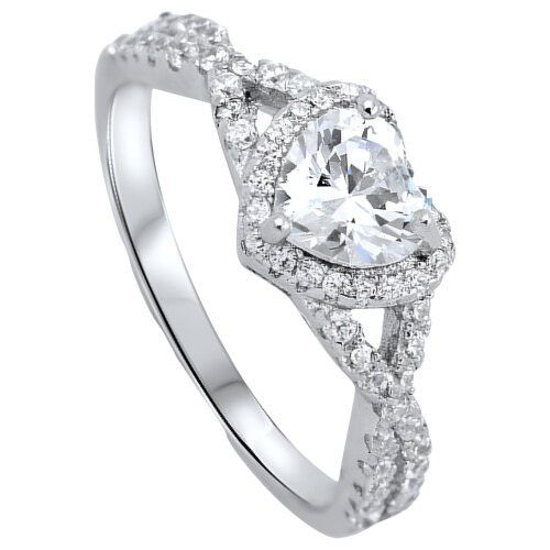 Inel Infinit din Argint Sterling cu Zirconiu Cubic 2