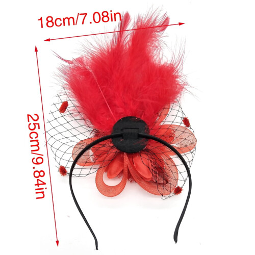 Fermaglio per capelli stile flapper con cristalli per feste anni '20 2