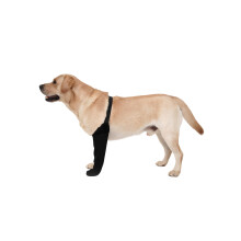 Waterproof Dog Sleeve Shoes for Licking Dog-M black left leg