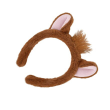 Simple Care Chipmunk Ears Hoofdband-donkerbruine aardeekhoorn
