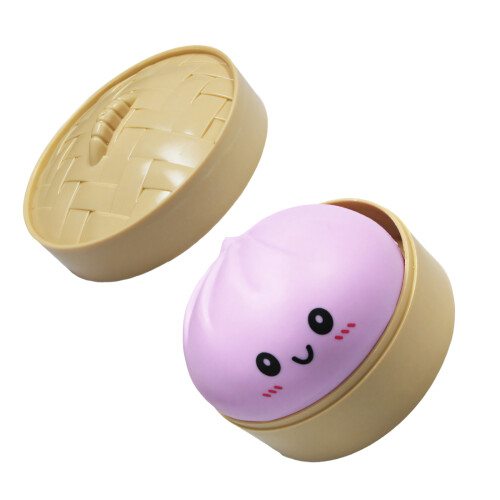 Lovely Dumpling Designed Press Toy Includes Mini Steamer-QZS