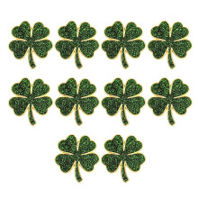 Irish Festival Theme Brooch Pin Green Enamel Jewelry Accessory