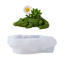 Alligator Accent Silicone Craft Mold For DIY Resin Jewelry