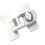 Plastic Fridge Safety Lock Adhesive Keyless Freezer Locks-White 1