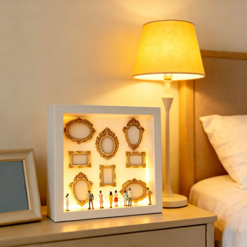 Personalize Mini Museums Craft Set For-White without light 2
