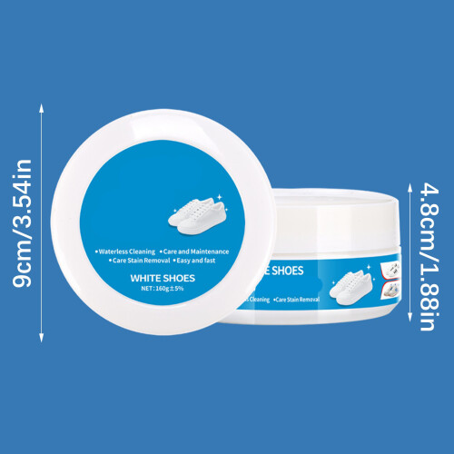White Shoe Cleaner Cream, Multipurpose None Wash Stable Comes-1 1