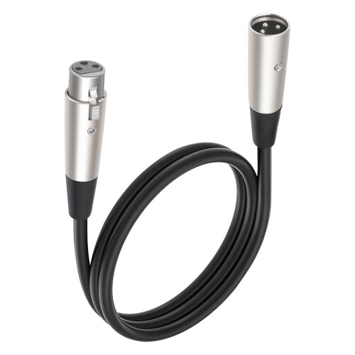 PVC Coated XLR Microphone Cable for Reliable Connection in-1m 1