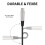 PVC Coated XLR Microphone Cable for Reliable Connection in-1m 5