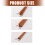 Baseboard Decorative Plastic Dollhouses Skirting-brown No. 2 4