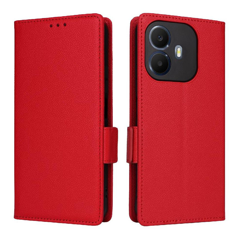 Photos - Case Flip  for TCL K70 Power 4G Magnetic Wallet Side Buckle Card Slots Holder PU Leather