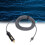 Câble d'alimentation DC pour satellite 18AWG noir 2.5m/8.2ft 1