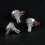 3Pcs A1M Split Shaft Guitar Potentiometers Replacement Volumes 4