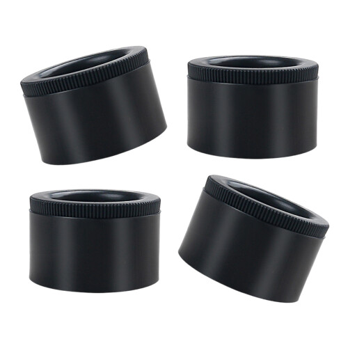 4 Pieces Durable Adjustable Cabinet Legs Plastic-Diameter 4.98m