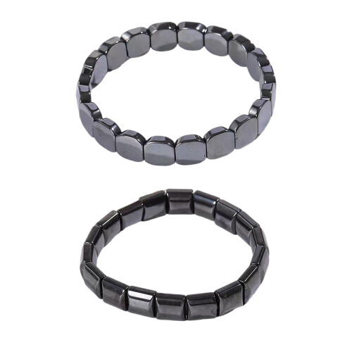 Handgefertigtes Unisex-Armband mit schwarzen-Wohnung 1