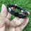 Handgefertigtes Unisex-Armband mit schwarzen-Wohnung 7