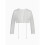 Traditional German Dirndl Top Long Sleeve Lace Design-White XL 4