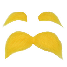 3Set Fake Beard Mustache and Eyebrow Kit Novelties Realistic-2