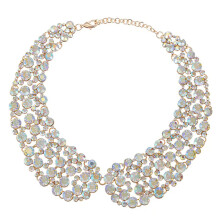 Elegant Crystal Embellished Collar Necklace Dress Jewelry-ABZ