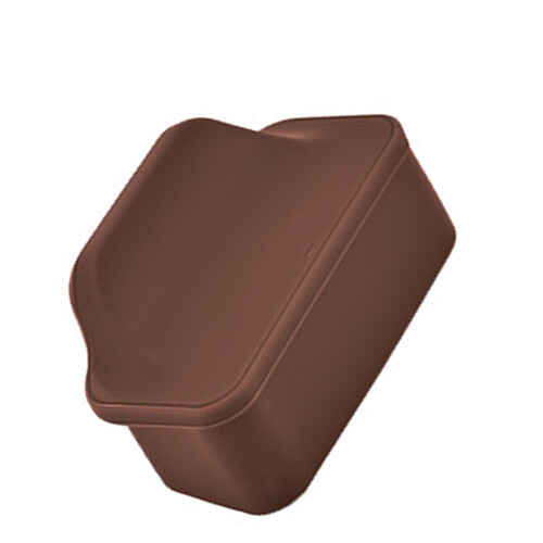 Silicone Port Protector Water Resistant Dustproof Cap-Brown