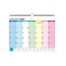 2026-2027 Wall Calendar Planner With Unlined Daily- 015A