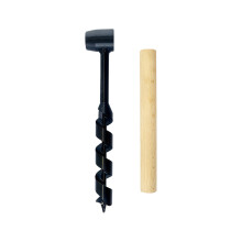Wood Drill Bit Portable Hand Auger Wood Drill for Wet Wood-25mm