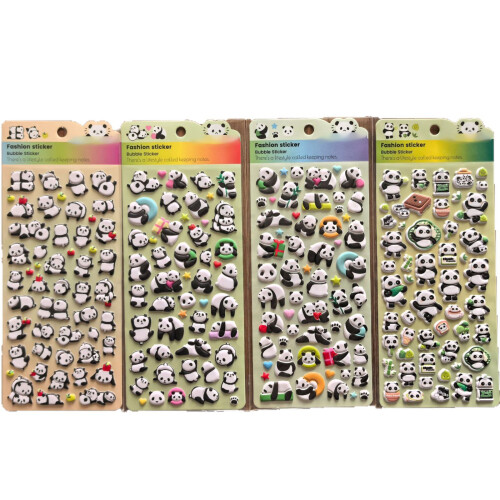 3D Puffier Sticker Sheets Decorative Sticker Cute Small Sticker