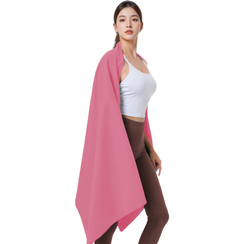 Ultrafast Drying Magnetic Towel Microfiber for Beach Use-Red