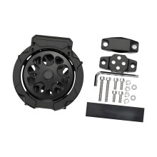 Handlebar Mount Drink Holder for Motorcycle Anti Slip-Black