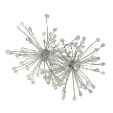 Comfortable Wedding Earrings For Bride Exaggerated-Steel Color