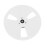 7Inch 1/4 Empty Tape Reel ABS 3 Hole for Auditory-White 1
