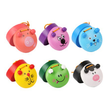 Claquette en bois pour enfants, jouet Orff,-6 pièces