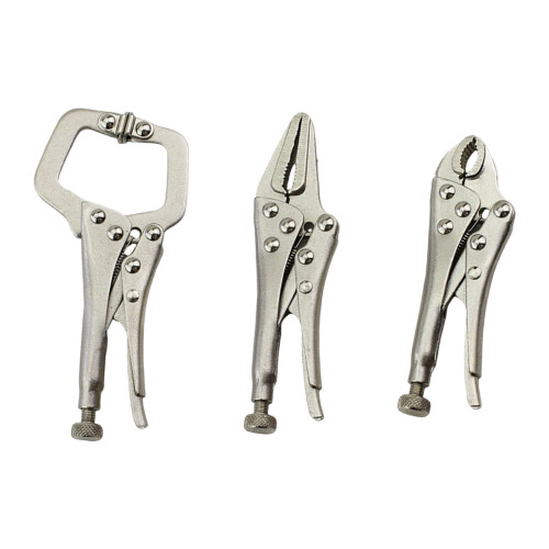 Lot de 3 pinces réglables polyvalentes avec verrouillage