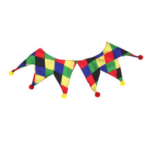 Kerst Nar Hals Kraag Clown Kraag Decoratief Nep Kraag Clown-ST2