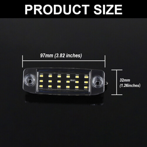 License Plate Lamp Bright Side Marker Lights Rectangle Led-1pc 2