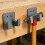 Wall Mounted Tool Storage Rack Hanging Hammer Rack For-White 5